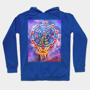 Dream Carnival Ferris Wheel Hot Air Balloon Hoodie